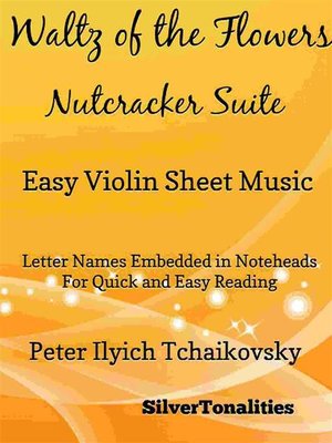cover image of Waltz of the Flowers Nutcracker Suite Easy Violin Sheet Music